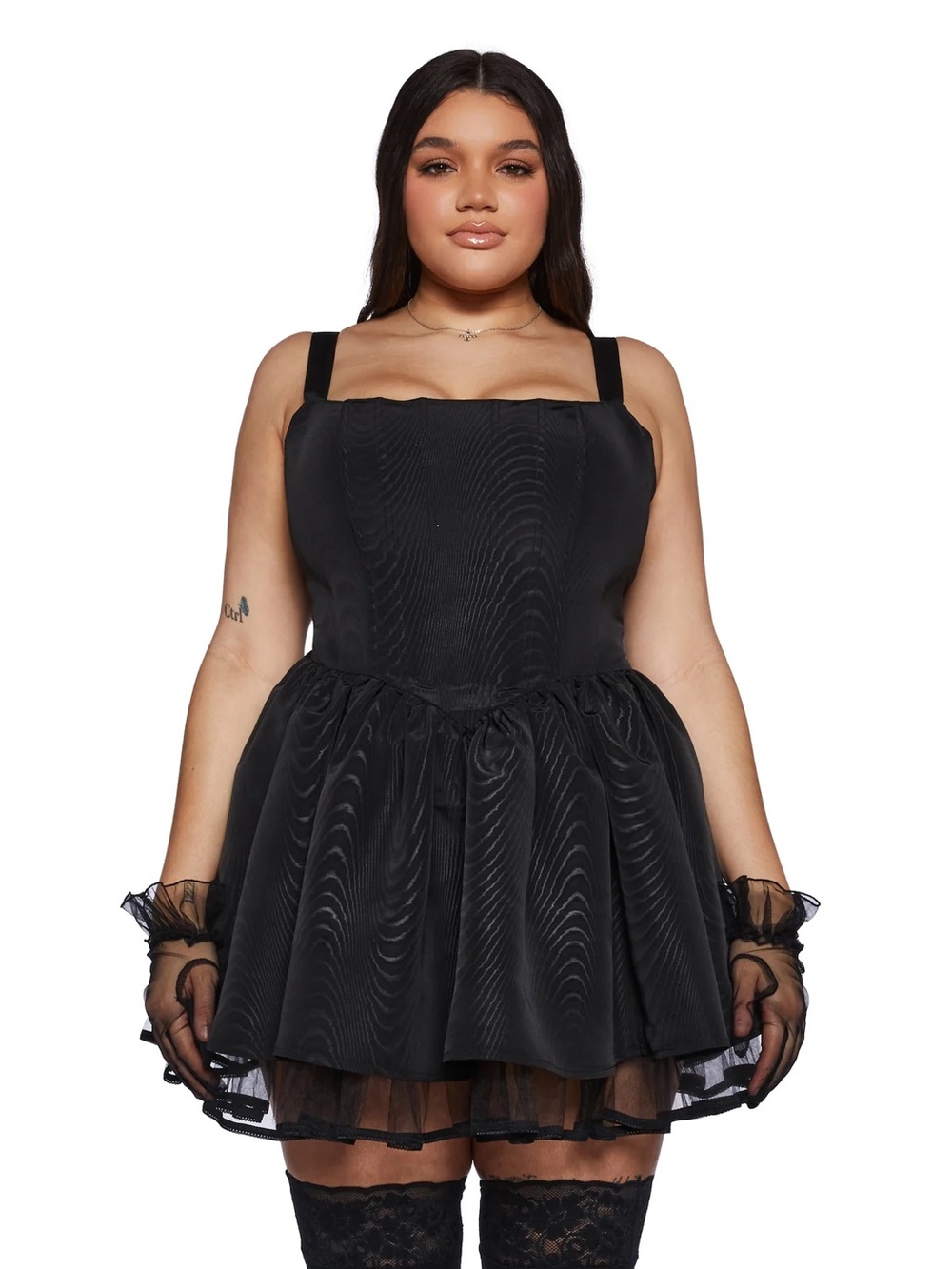 Dollz Kill - Sugar Thrillz Black Corset Dress